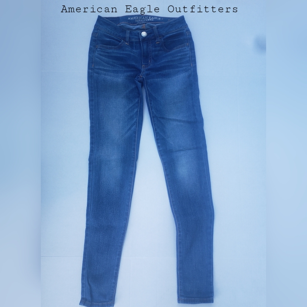 American Eagle Outfitters Women's Blue Jeggings
